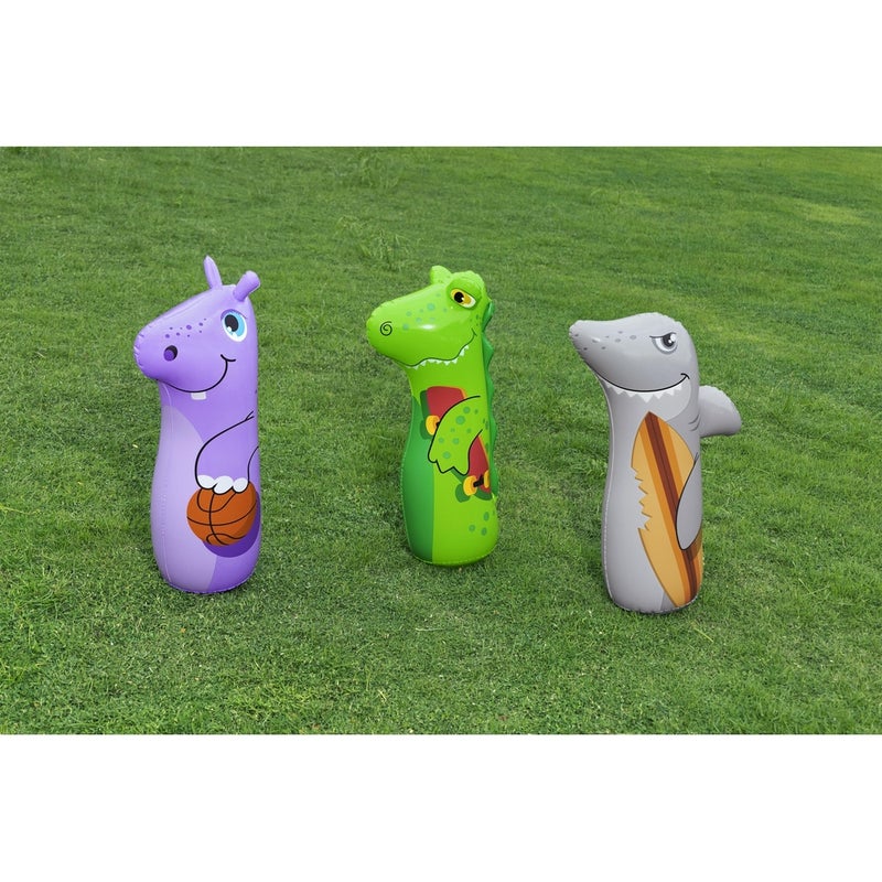 Bestway - Bop Bags Inflatable Zoo Animal Punching Toy 89 cm Assorted Designs (One will Sent)- 52152 - Image 5
