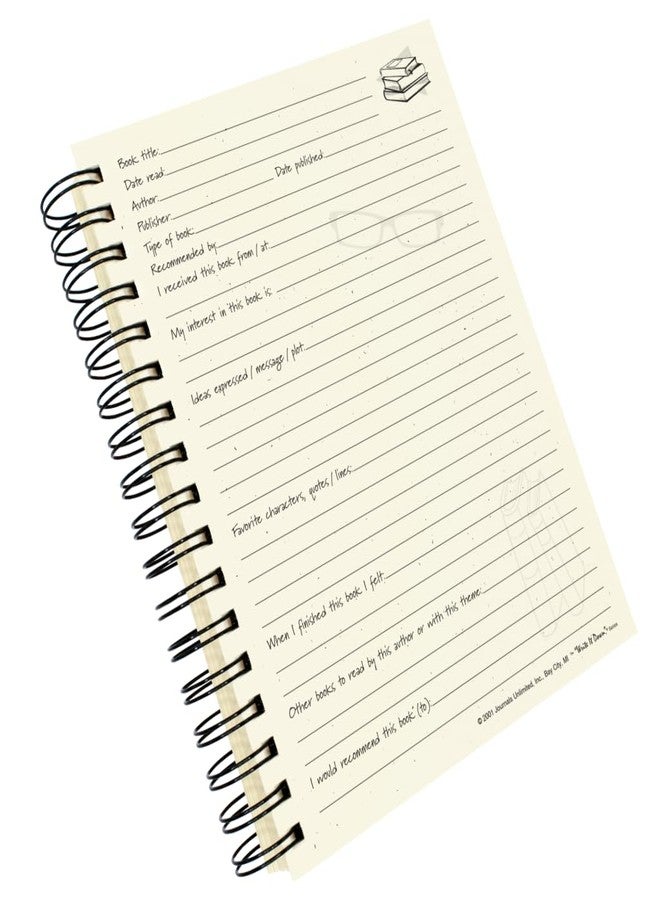 Write it Down series by Journals Unlimited, Guided Journal, Books I've Read, A Reader's Journal, Full-size 7.5"x 9", Kraft Hard Cover, Made in USA - Image 4