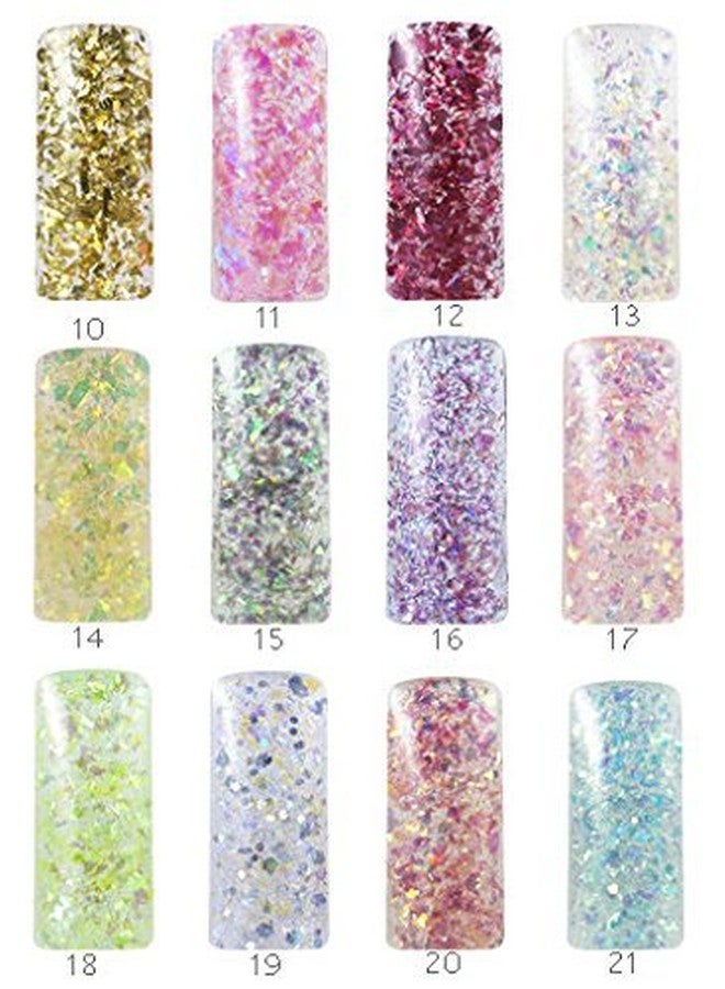 TONES Acrylic Nail Powder Collection - Superior Formula for Extensions, Smooth Blending, 3D Art & Elegant Nail Designs - 12 Dreamy Shades (Angel Wings) - Image 2