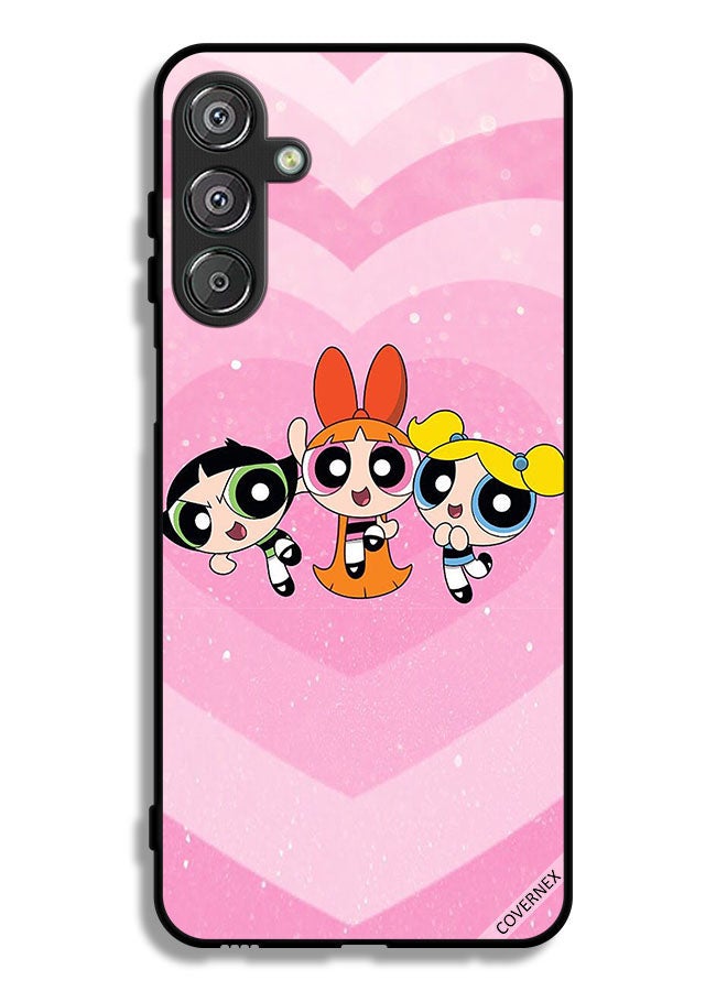 Covernex Samsung Galaxy M36 Protective Case Cover Power Girls Cartoon