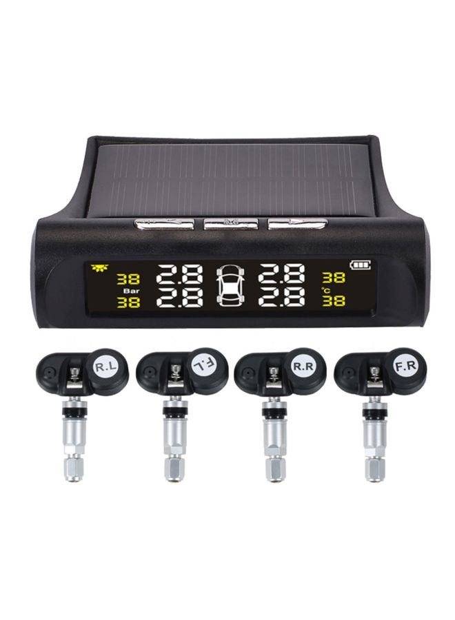 Loquat Car Tire Pressure Solar Energy Monitoring System With 4 Internal Sensors - Image 1