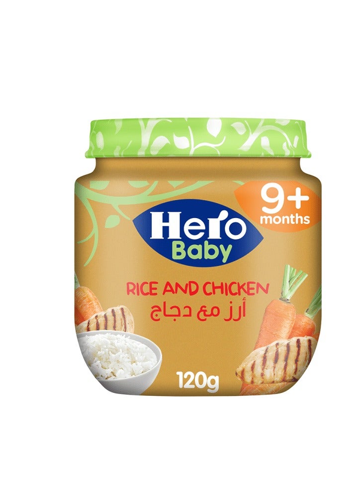 Hero Baby Rice and chicken  120gm Jar