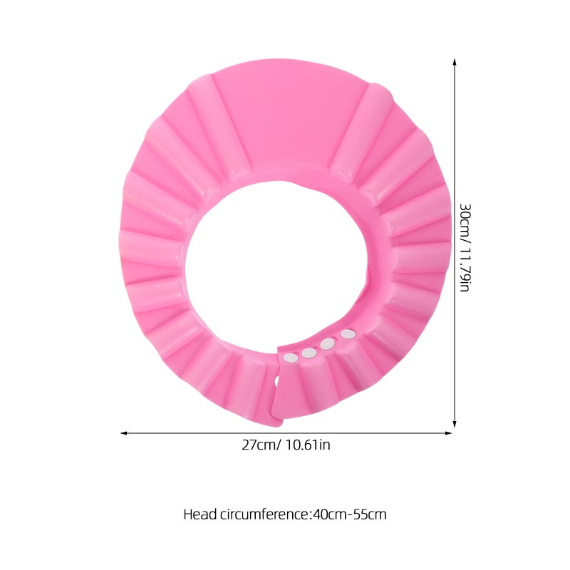 2 Pcs Baby Shower Caps Toddler Shower Cap Shield Toddler Hair Washing Shield Bath Visor - Image 3
