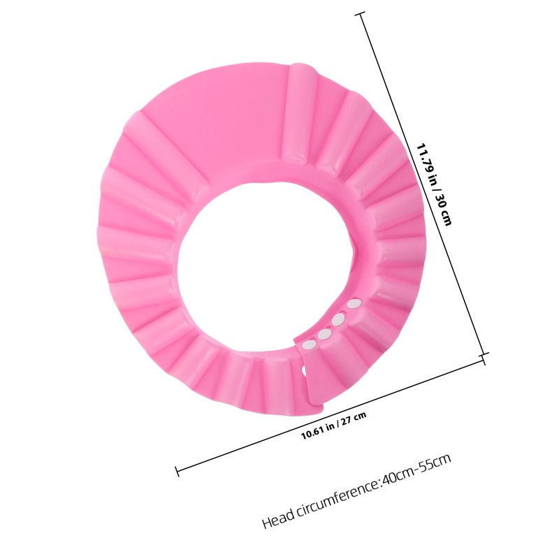 2 Pcs Baby Shower Caps Toddler Shower Cap Shield Toddler Hair Washing Shield Bath Visor - Image 2