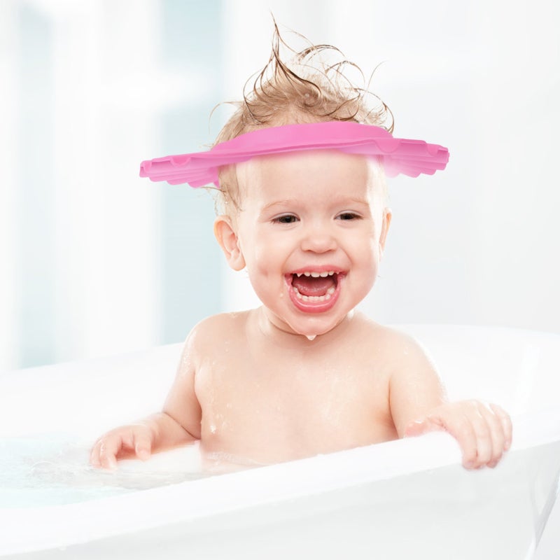 2 Pcs Baby Shower Caps Toddler Shower Cap Shield Toddler Hair Washing Shield Bath Visor - Image 4