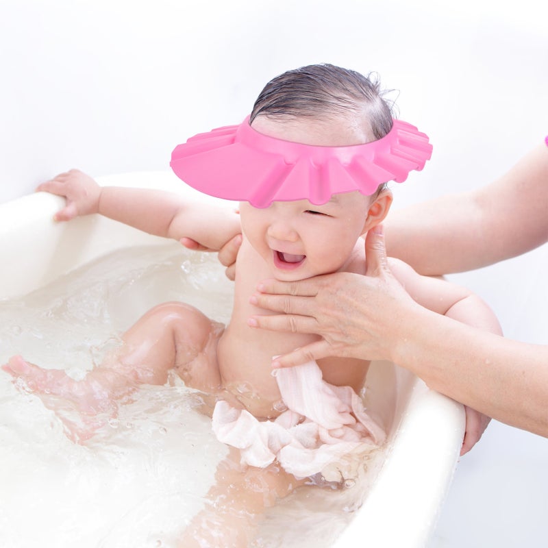 2 Pcs Baby Shower Caps Toddler Shower Cap Shield Toddler Hair Washing Shield Bath Visor - Image 5