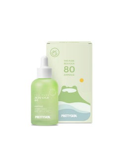 PRETTYSKIN Kin The Pure Jeju Cica Centella Asiatica Extract 80% Soothing Ampoulerevitalize Glow Balance Skin With Flower Complex Dermatologist Tested Hypoallergenic Formula 1.69Fl.Oz.(50Ml)  - Image 1