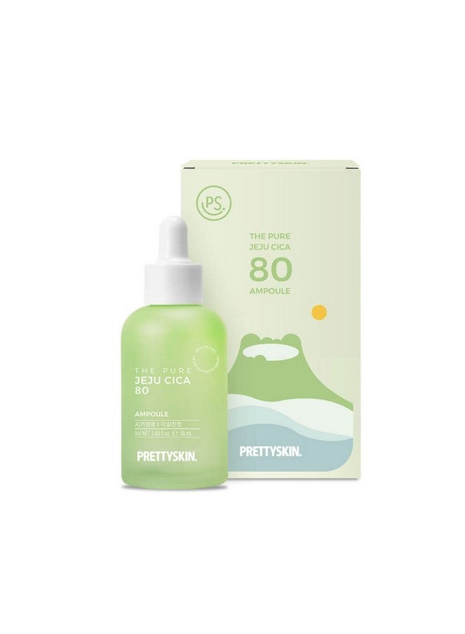 PRETTYSKIN Kin The Pure Jeju Cica Centella Asiatica Extract 80% Soothing Ampoulerevitalize Glow Balance Skin With Flower Complex Dermatologist Tested Hypoallergenic Formula 1.69Fl.Oz.(50Ml) - Image 1