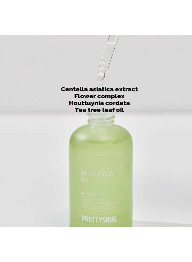 PRETTYSKIN Kin The Pure Jeju Cica Centella Asiatica Extract 80% Soothing Ampoulerevitalize Glow Balance Skin With Flower Complex Dermatologist Tested Hypoallergenic Formula 1.69Fl.Oz.(50Ml) - Image 4