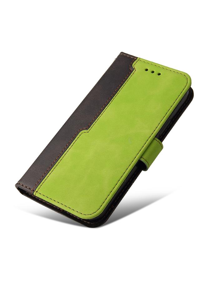 Zaboon Case For Infinix Note 11 Stitching-Color Horizontal Flip Leather Case - Image 4