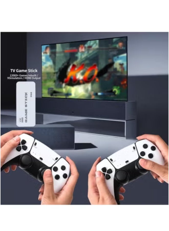 TIGER Wireless Retro Game Console HD 4K Classic Mini Arcade – Plug & Play Nostalgia Console with 64GB Storage | Supports 23 Built-In Emulators & 10,000+ Games | HDMI Output for Ultra HD Display | 2 Wireless Controllers | Multiplayer Gaming Console for Kids & Adults | Portable Home Gaming Station | Ideal for Retro Gaming, Parties & Family Entertainment  - Image 3
