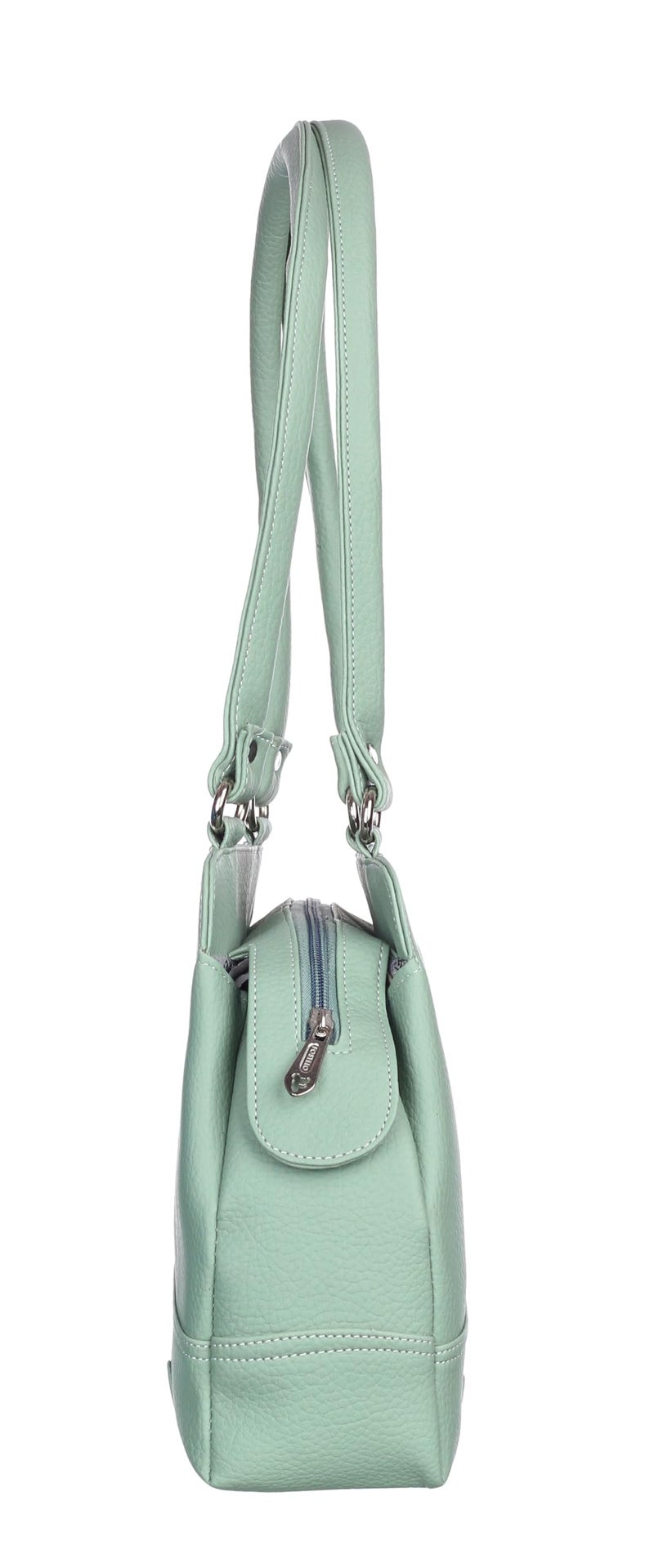 Fostelo Women's Feathers Satchel Tote Handbag for Women | Ladies Purse | Stylish Shoulder Bag | Gift For Women | Green - Image 3
