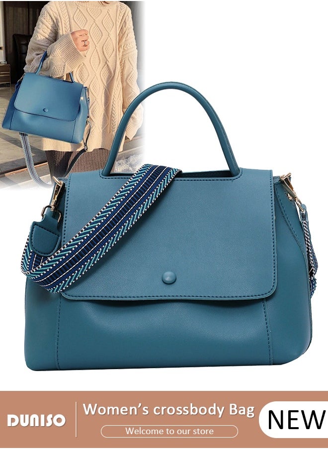 DUNISO Women's Elegant Purses and Handbags Faux Leather Shoulder Bag Lady Satchel Messenger Tote Bag for Ladies Women Crossbody Bag Trendy Purse Shoulder Bags for Women  - Image 1