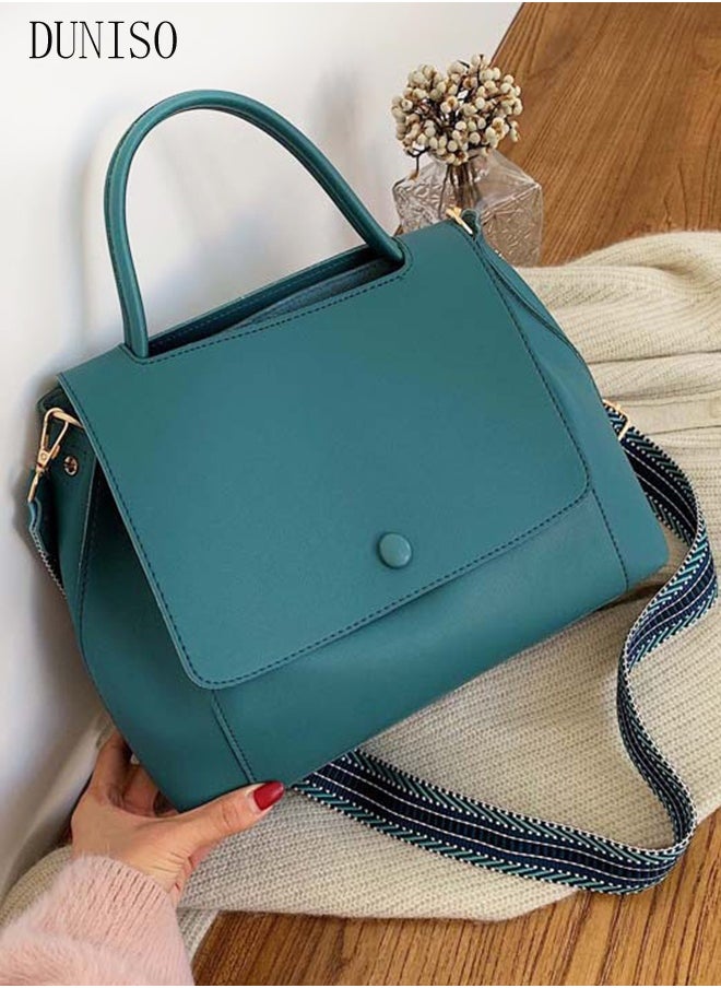 DUNISO Women's Elegant Purses and Handbags Faux Leather Shoulder Bag Lady Satchel Messenger Tote Bag for Ladies Women Crossbody Bag Trendy Purse Shoulder Bags for Women  - Image 4