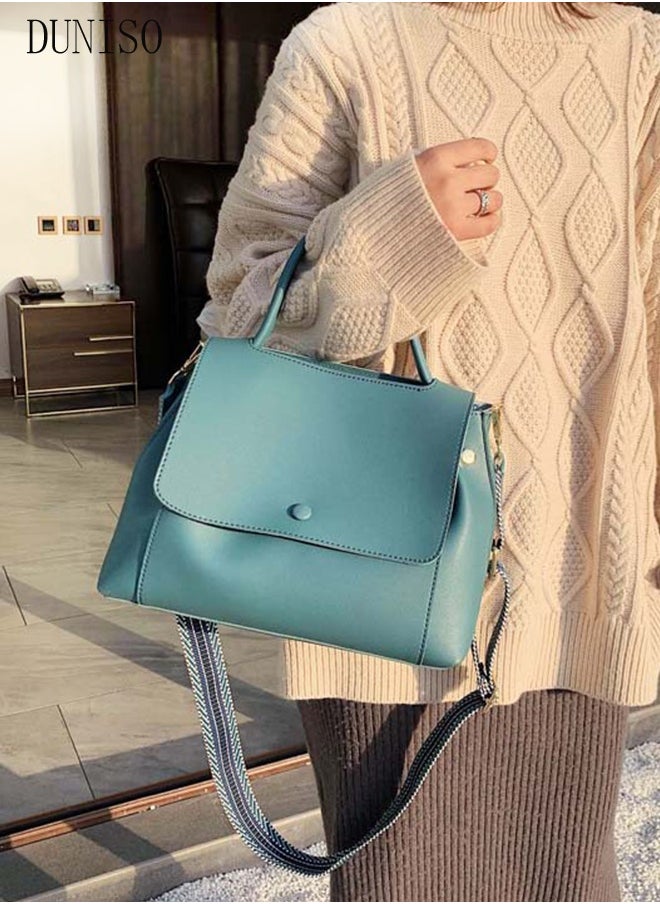 DUNISO Women's Elegant Purses and Handbags Faux Leather Shoulder Bag Lady Satchel Messenger Tote Bag for Ladies Women Crossbody Bag Trendy Purse Shoulder Bags for Women  - Image 2