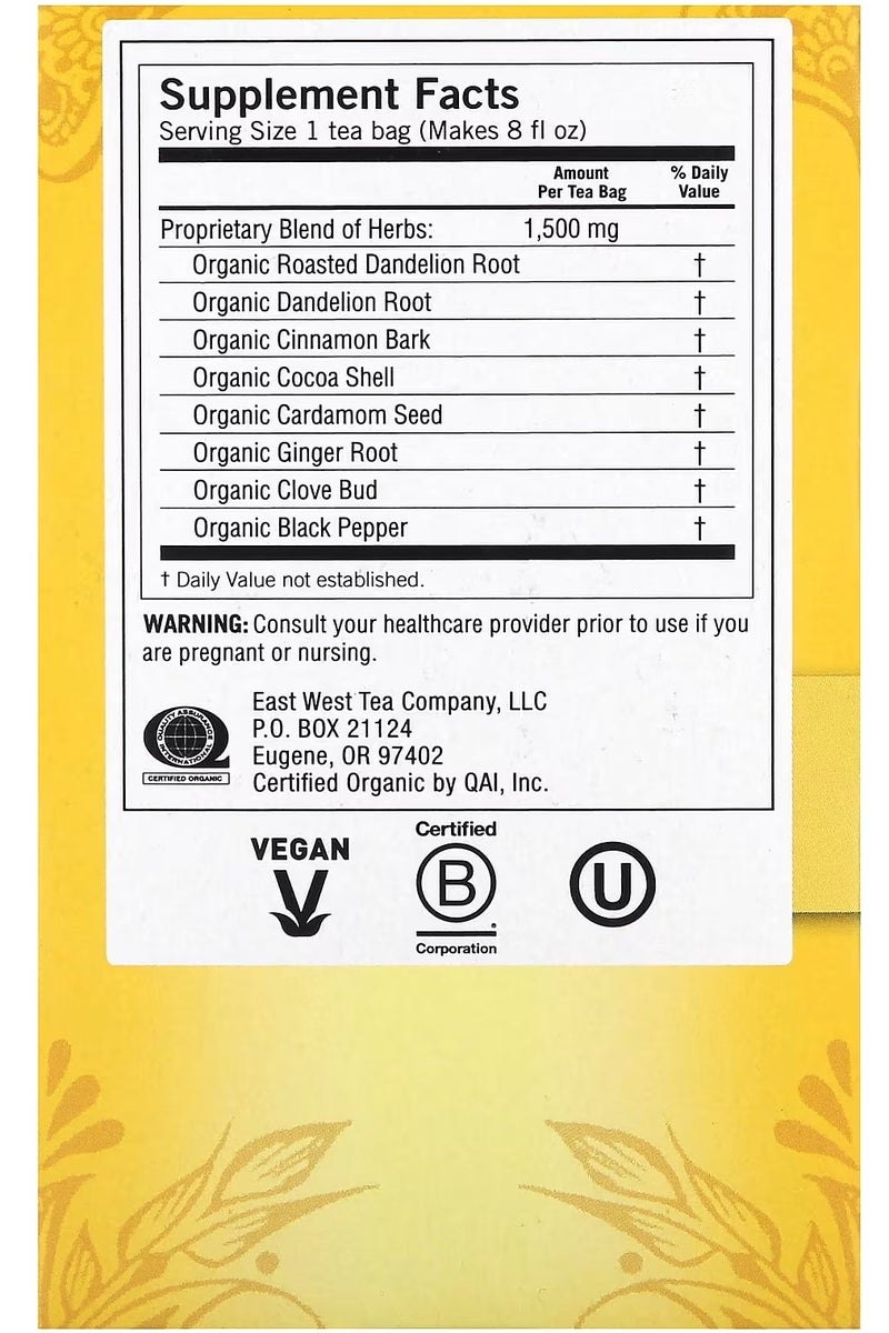 Yogi Tea, Detox, Roasted Dandelion Spice, Caffeine Free, 16 Tea Bags, 0.85 oz (24 g) - Image 2