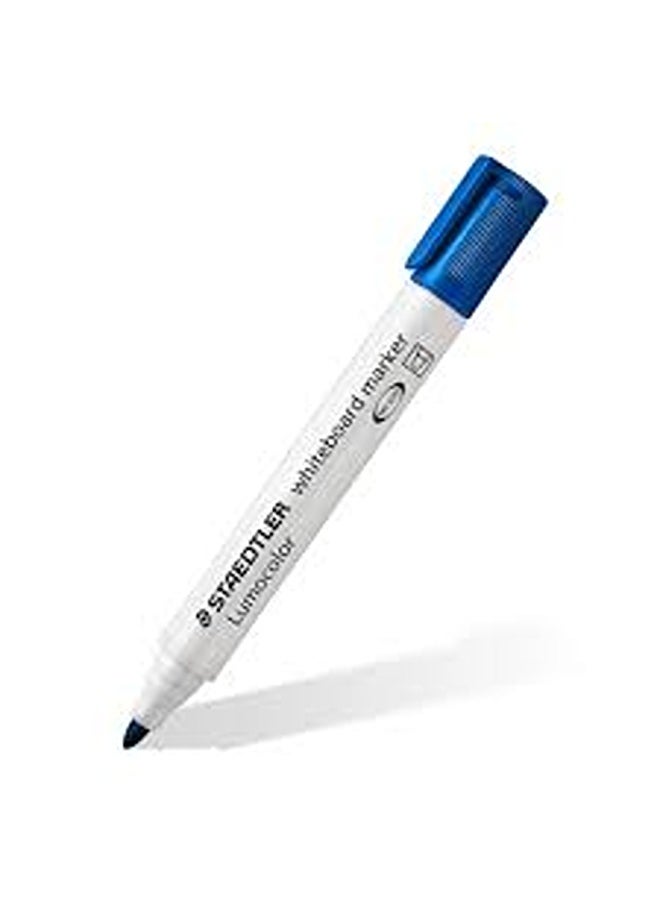 STAEDTLER Lumocolor Bullet Tip  Whiteboard Marker - Pack Of 10 Blue  - Image 2