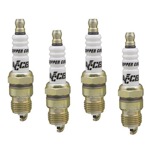 ACCEL 0576S-4 Shorty Copper Core Spark Plug, (Pack of 4) - Image 1