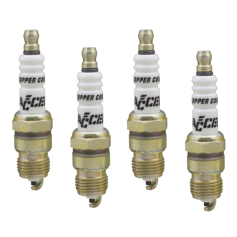 ACCEL 0576S-4 Shorty Copper Core Spark Plug, (Pack of 4) - Image 2