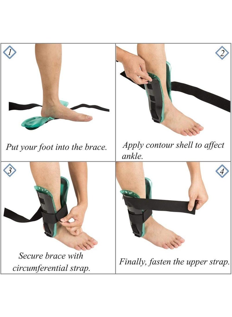 Sweet seven 1 Pcs Gel & Air Ankle Stirrup Brace - Stability and Cold Compress Support - Image 4