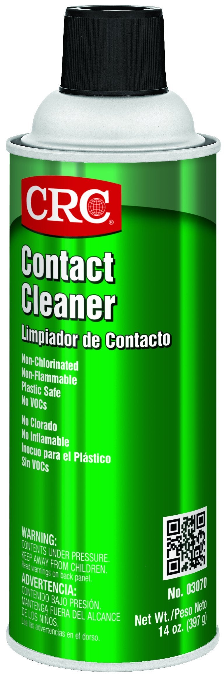 CRC Contact Cleaner 03070  14 WT OZ Plastic Safe Electronics Cleaner Ideal for Sensitive Electronic Equipment