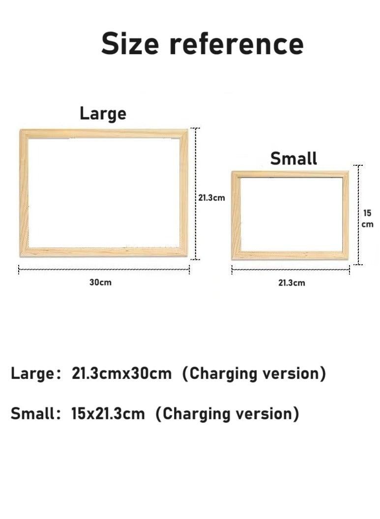 general Van Gogh Lighting Painting Decoration 3 Colors LED Light Painting Wall Decoration Art Of Light And Shadow Photo Frames LED Luminous Photo Frame Family Bedroom Living Room Night Lights - Image 2