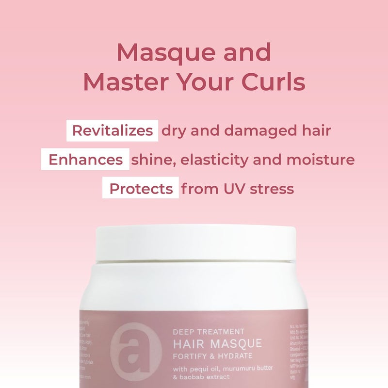 Ashba Botanics Deep Conditioning Hair Mask For Dry Frizzy HairHydrating Masque For CurlyWavy Straight HairWith MurumuruShea ButterBaobab Protein Pequi OilSilicone Free 237 ml280 grams - Image 2
