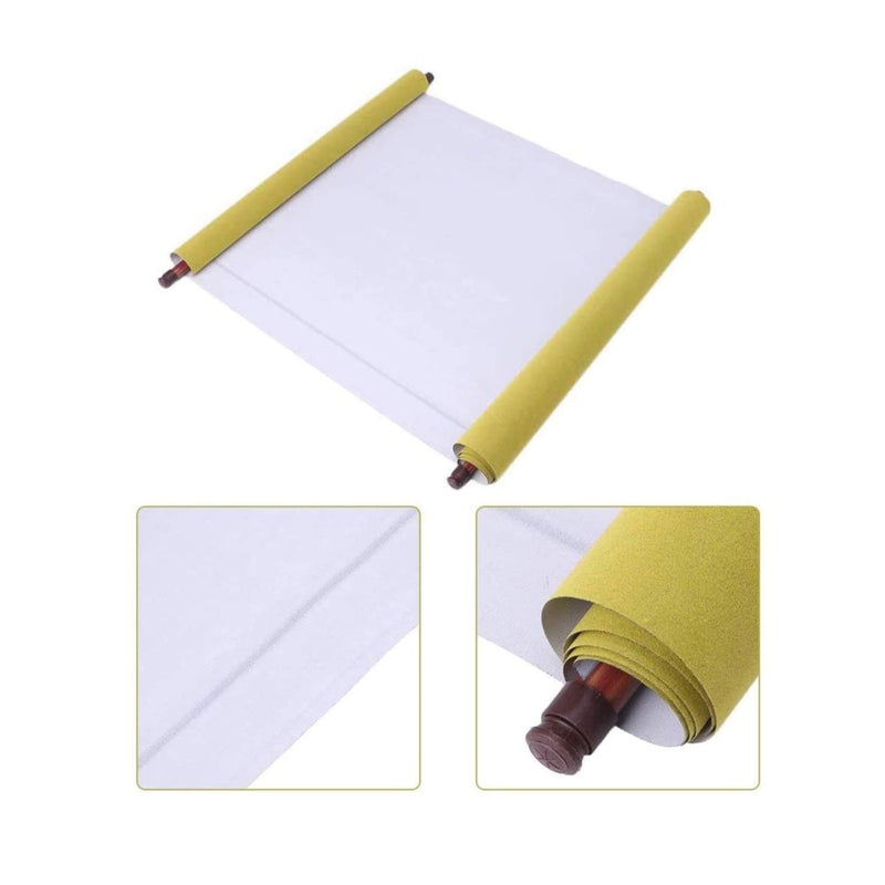 Zikra Chinese Water Paper Calligraphy Set, Reusable Eco-Friendly No Ink Needed Water Writing Cloth Paper with Chinese Brush and Water Dish, Gift Set for Calligraphy Beginners - Image 5