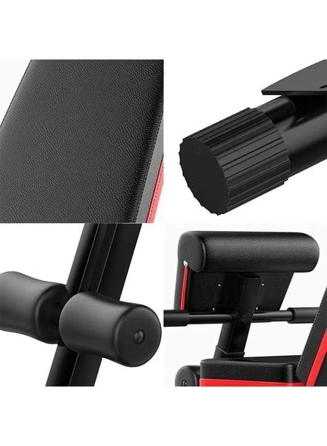 WALALLA Dumbbell Weight Bench Foldable Workout Weight Bench Incline Decline Adjustable Benches Multifunctional Workout Weight Fitness Bench Strength Training Bench Exercise Equipment For Home Gym - Image 2