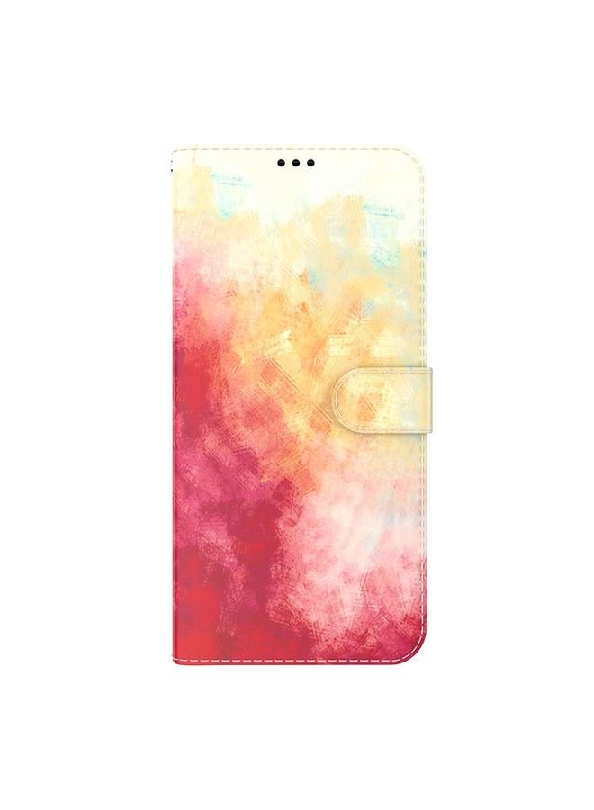 erorex Case For Realme 10 4G Watercolor Pattern Flip Leather Phone Case - Image 2