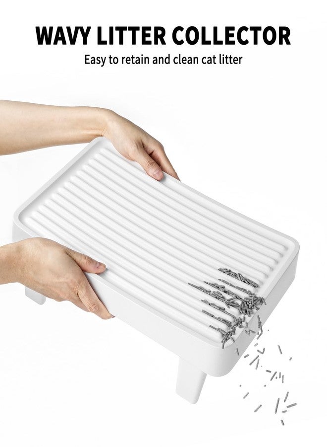 PETKIT Easy-Step Cat Pedal Step Stool for Automatic Litter Box, Elevated Litter Ramp with Filter Function, Non-Slip Trapper Stairs for Short-Legged and Elderly Cats, Less Tracking - Image 4