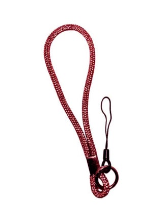 Crystal Rhinestone Lanyard with Key Ring, Diamond Rhinestone, Gold Ring Accent, Phone and Card Holder (15cm) (Red) - pzsku/ZF3B9A1CC4B724AED0618Z/45/1748281240/e892b333-6dc7-4cad-b7e1-3970258a8364