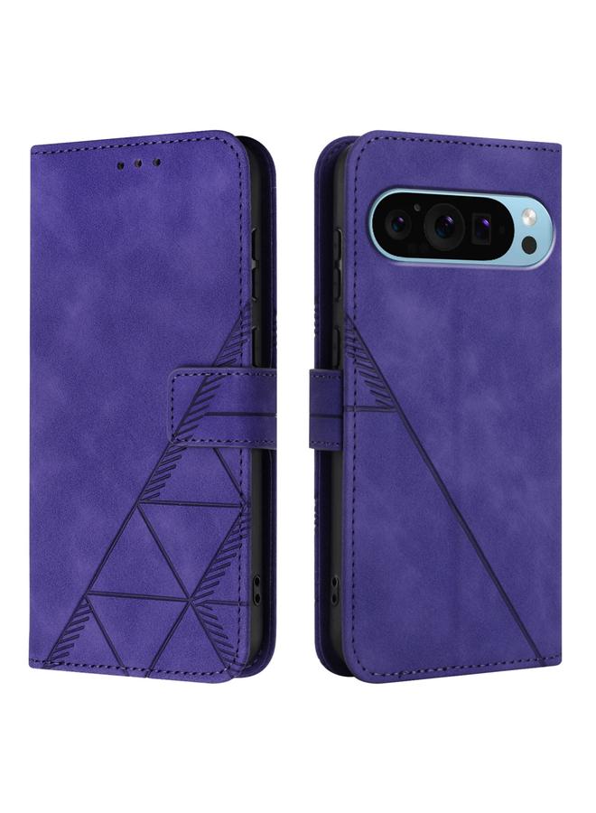 S-TOP Case For Google Pixel 9 Pro XL Crossbody 3D Embossed Flip Leather Phone Case - Image 2