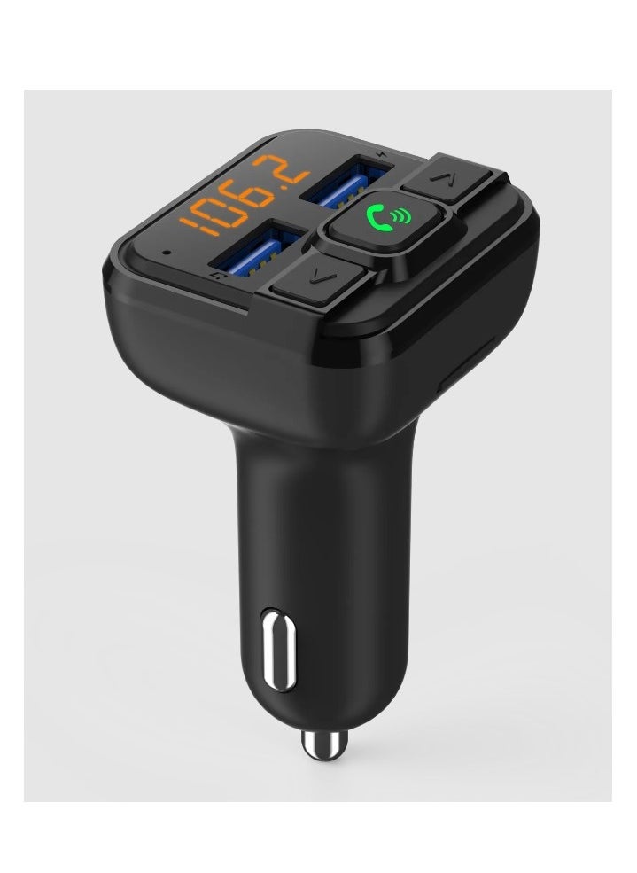 2B - An FM transmitter to connect the mobile phone to Bluetooth for cars that do not have a Bluetooth connection support phone call   It supports 2.4 amp charging. FT805 - Image 1