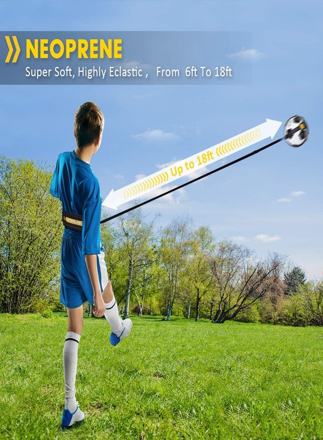 TIPKITS Soccer Training Equipment for kids Adults, Solo Soccer Trainer Belt, with Upgraded Leather Fixation - Image 5