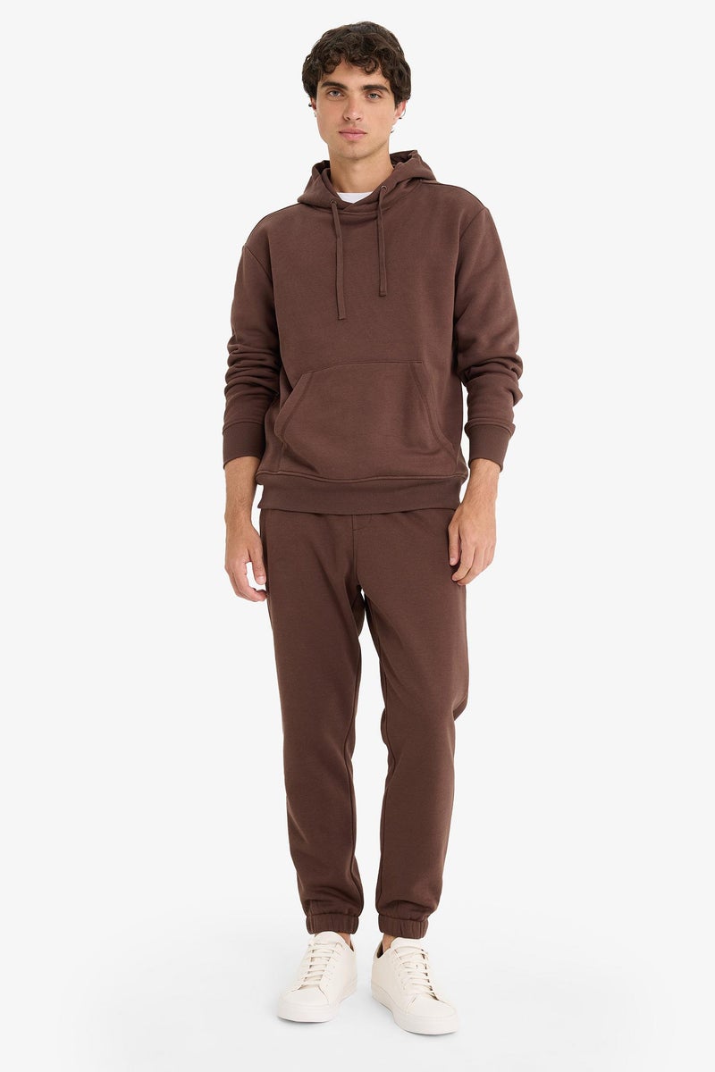 DeFacto Brown Man Regular Fit With Pockets Basic Jogging Pants Casual - Image 2