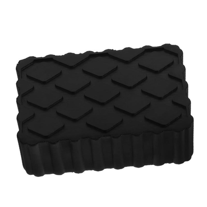 Kichvoe Rubber Jack Stand Pad for Car Lift Shock Absorbing Wear Resistant Block Trailer - Image 2