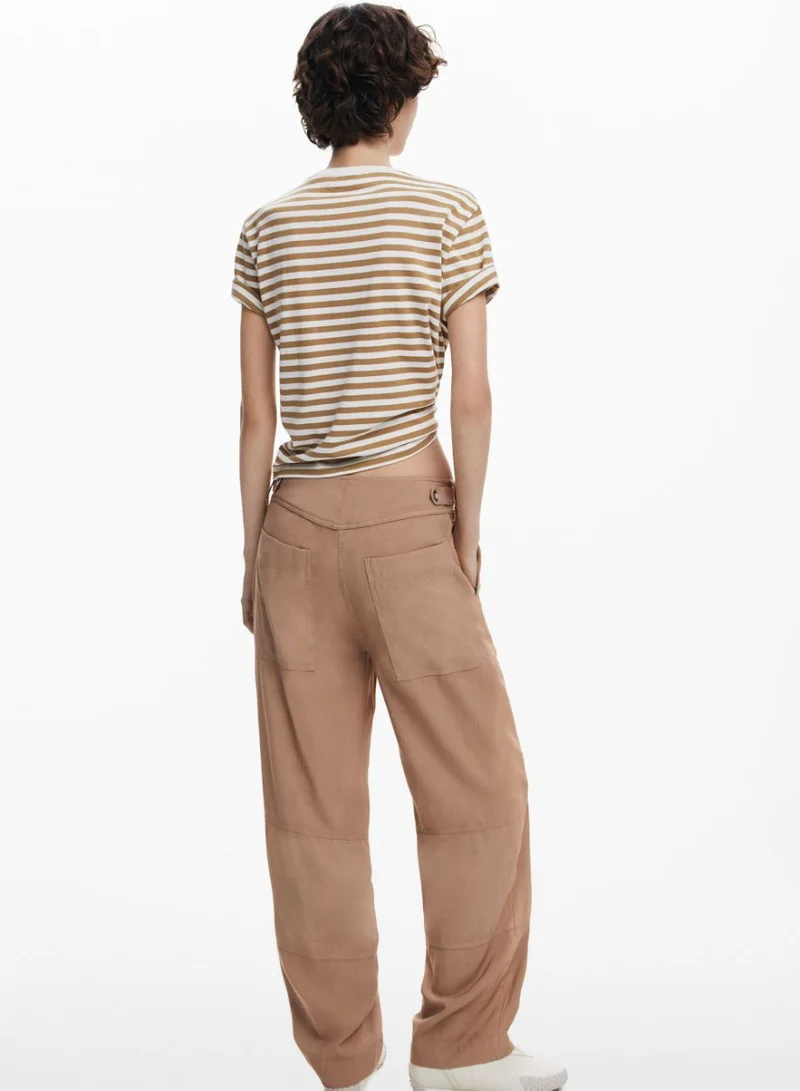 DESIGUAL Utility Straight Pants