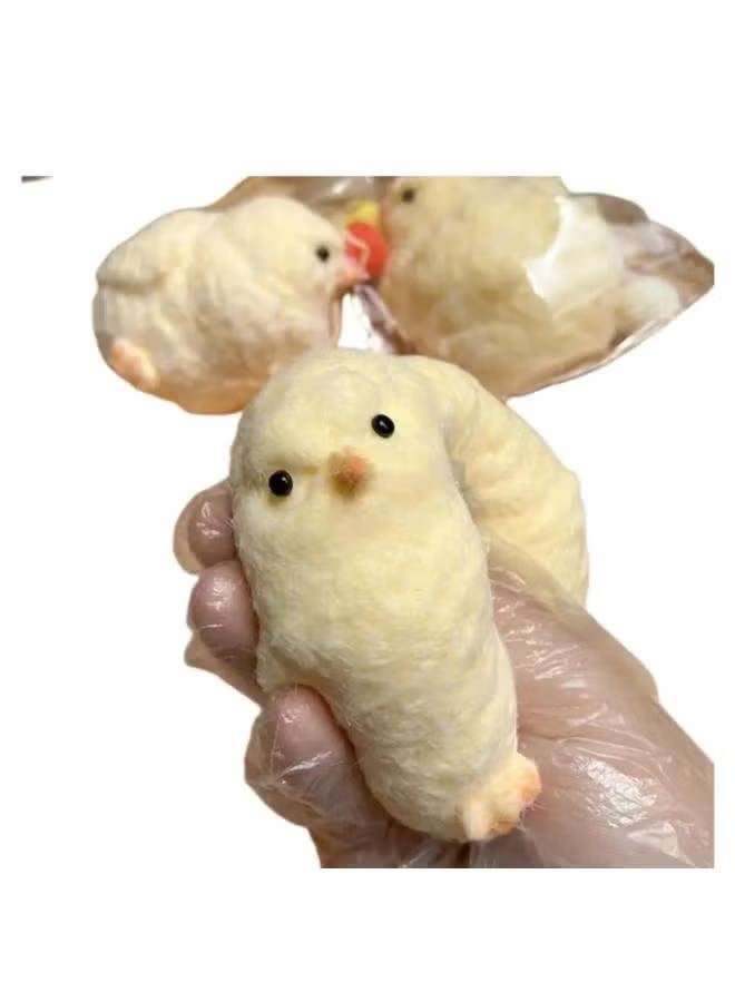 Soft Slow Rising Yellow Chick Shape Sensory Stress Relief Squishy Fidget Toy - Image 2