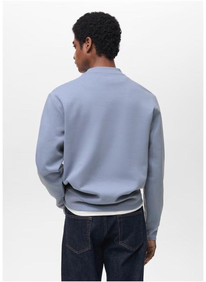 Mango Man Regular-Fit Cotton Sweatshirt  - Image 2