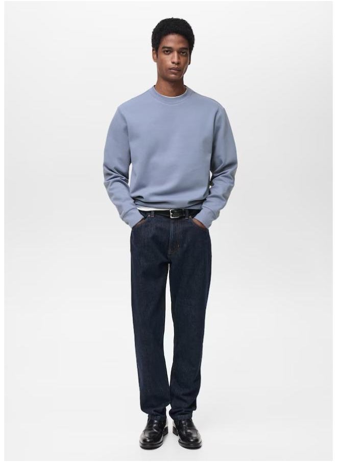 Mango Man Regular-Fit Cotton Sweatshirt  - Image 4