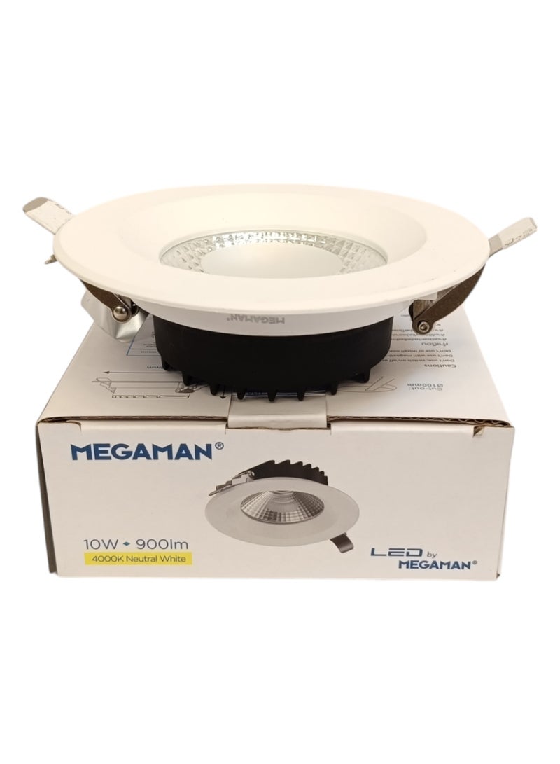 Megaman Recessed 10W LED Downlight - Cool White(4000K) - Image 1