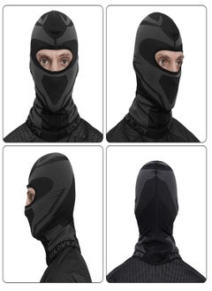 Generic Unisex Winter Cycling Balaclavas, Thermal Fleece Windproof Breathable Full Face Mask, Ski Mask, Motorcycle Neck Warmer, Fits Helmets for Outdoor Sports  - Image 2