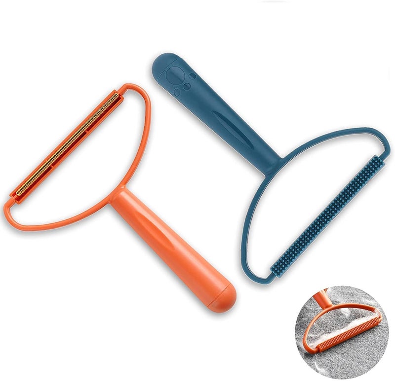 WISHBONE LINT Remover Mini Portable Manual Lint Remover Reusable Lint Remover for Clothes and Carpet Hair Remover for Couch Multicolor - Image 1