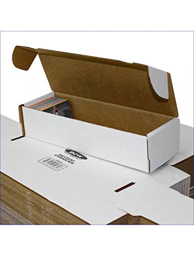BCW 660 Count Card Storage Box 10 Pack Cardboard Organizer for Baseball Basketball Football Cards MTG Pokemon Assembly Required - Image 1