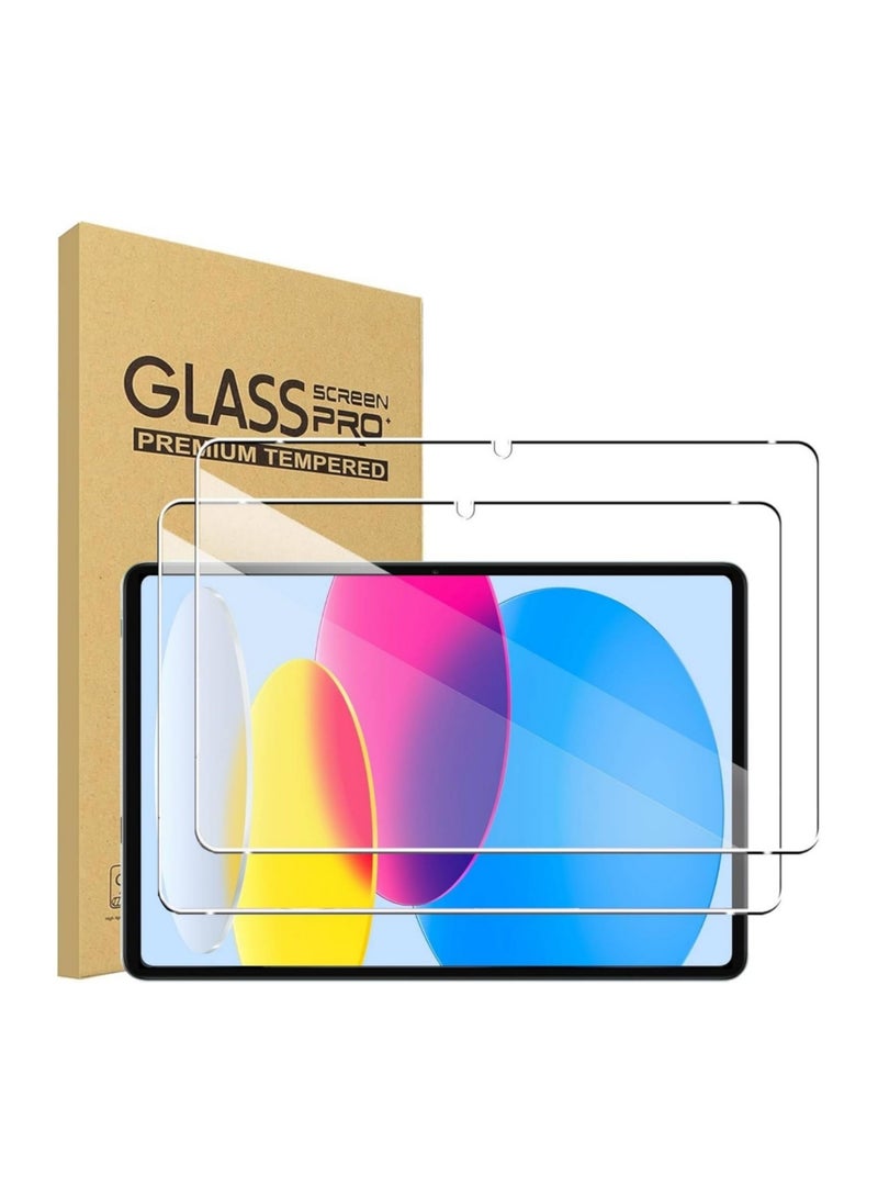 Adando [2 Pack] Screen Protector for iPad (A16) 11th Generation 11"2025: 9H HD Clarity Tempered Glass - Ultra Clear Bubble Free - Anti-Scratch Screen Protector Film - Image 1