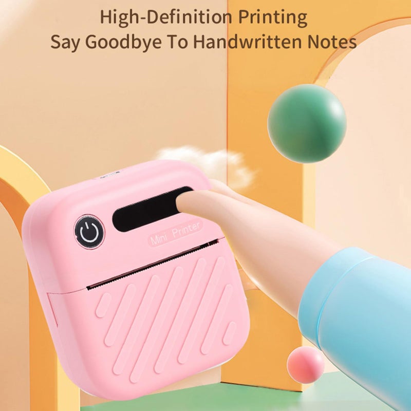 طابعة الملصقات المحمولة بدون حبر مع تقنية البلوتوث، بدقة 200 نقطة في البوصة، وتطبيق تحكم ووظيفة مسح - Image 5