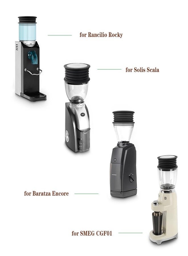 كافيهماسي منفاخ قادوس جرعة واحدة من CAFEMASY متوافق مع مطاحن حبوب البن Baratza Encore ESP Rancilio Rocky، غطاء قادوس حبوب البن، مضخة هواء، أدوات تنظيف مطاحن القهوة - Image 2