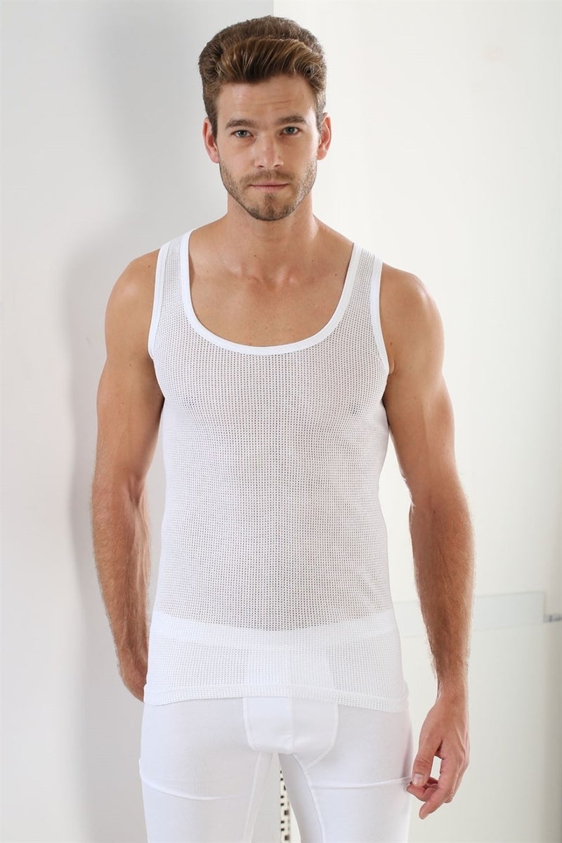 Arma Yıldız Arma Star Openet Mesh Men's Undershirt 3 Piece Set  - Image 1