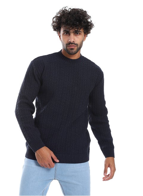 Wool Mens Pullover With Multi Design